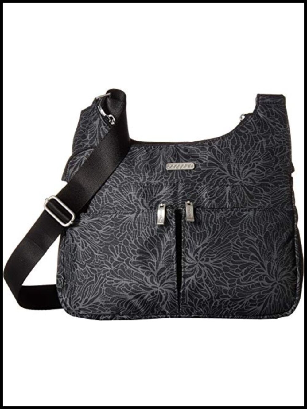 Baggallini Crossbody Travel Bag 11x8.5 Lightweight Water-resistant Nylon Handbag